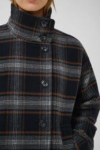 Load image into Gallery viewer, Part Two Celly plaid jacket Dark Navy Check