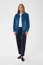Load image into Gallery viewer, Part Two Netta corduroy cargo pocket trouser Dark Navy