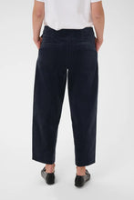 Load image into Gallery viewer, Part Two Netta corduroy cargo pocket trouser Dark Navy