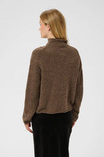 Load image into Gallery viewer, Part Two Chanelly high neck pullover Brown Nepse - CW CW