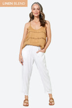 Load image into Gallery viewer, Eb & Ive Verve tapered trouser Blanc