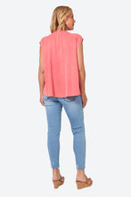 Load image into Gallery viewer, Eb & Ive Elan tencel shirred detail top Lychee