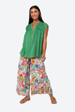 Load image into Gallery viewer, Eb & Ive Elan tencel shirred detail top Meadow