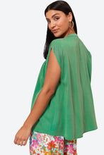 Load image into Gallery viewer, Eb & Ive Elan tencel shirred detail top Meadow