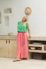 Load image into Gallery viewer, Eb & Ive Elan tencel shirred detail top Meadow