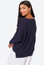 Load image into Gallery viewer, Eb & Ive Jovial cotton jumper Sapphire