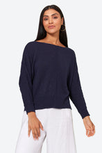 Load image into Gallery viewer, Eb & Ive Jovial cotton jumper Sapphire