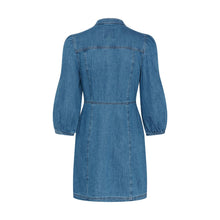 Load image into Gallery viewer, Part Two Polla denim shirt dress Medium Blue