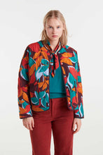 Load image into Gallery viewer, Compañia Fantastica Ponziana print quilted jacket Multi Leaves