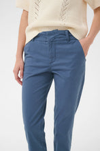 Load image into Gallery viewer, Part Two Soffys narrow leg casual trouser Blue Indigo - CW CW
