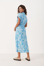 Load image into Gallery viewer, Part Two Atla print belted summer dress summer Song