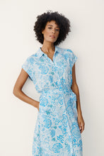 Load image into Gallery viewer, Part Two Atla print belted summer dress summer Song