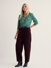 Load image into Gallery viewer, Seasalt Embrace 3/4 jersey shirt Woodland Forms Dark Thyme