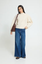 Load image into Gallery viewer, Ichi Curley teddy texture pullover Birch