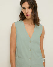 Load image into Gallery viewer, Yerse Jen jersey waistcoat Aquamarine - CW CW