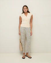 Load image into Gallery viewer, Yerse Graphic print soft trouser Navy Ivory - CW CW