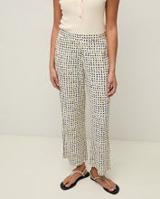 Load image into Gallery viewer, Yerse Graphic print soft trouser Navy Ivory - CW CW
