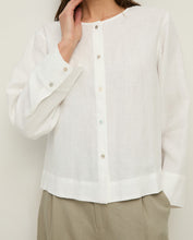 Load image into Gallery viewer, Yerse Cami44 boxy hemp shirt Pure White - CW CW