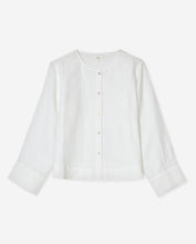 Load image into Gallery viewer, Yerse Cami44 boxy hemp shirt Pure White - CW CW