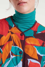 Load image into Gallery viewer, Compañia Fantastica Ponziana print quilted jacket Multi Leaves