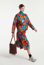 Load image into Gallery viewer, Compañia Fantastica Ponziana print quilted jacket Multi Leaves