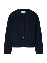Load image into Gallery viewer, Selected Malina quilted jacket Dark Sapphire - CW CW