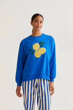 Load image into Gallery viewer, Compañia Fantastica Lemons sweatshirt Blue - CW CW