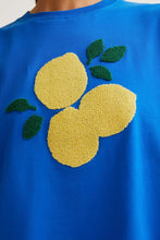 Load image into Gallery viewer, Compañia Fantastica Lemons sweatshirt Blue - CW CW