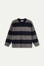 Load image into Gallery viewer, Compañia Fantastica Wide stripe jumper Navy Grey