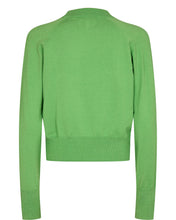 Load image into Gallery viewer, Numph Sila gathered shoulder seam pullover Greenery
