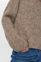 Load image into Gallery viewer, Numph Zindi melange pullover fossil Melange