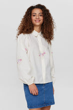 Load image into Gallery viewer, Numph Nuari embroidered shirt Pristine
