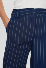 Load image into Gallery viewer, Numph Felicia pinstripe trouser Dress Blue