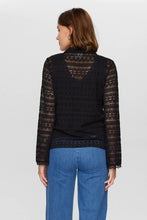 Load image into Gallery viewer, Numph Sissy lace shirt Caviar