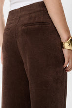 Load image into Gallery viewer, Numph Thea bubble cord trousers Black coffee