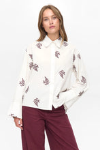 Load image into Gallery viewer, Numph Bailey embroidered shirt Wine tasting