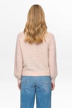 Load image into Gallery viewer, Numph Rietto pointelle multi colour button cardigan Mushroom