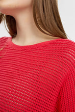 Load image into Gallery viewer, Numph Erikka mesh knit top Cayenne - CW CW