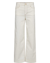 Load image into Gallery viewer, Numph Parisan cropped twill pants Cloud Dancer - CW CW