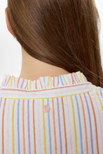 Load image into Gallery viewer, Numph Tashia candy stripe shirt Popcorn - CW CW