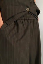 Load image into Gallery viewer, Numph Sonya pinstripe pants Black Coffee