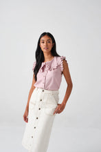 Load image into Gallery viewer, seventy + mochi Phoebe blouse Washed Dusty Rose
