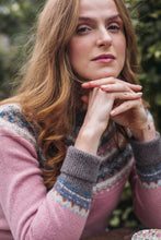Load image into Gallery viewer, Eribe Alpine short merino cardigan Vintage Pink