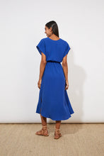 Load image into Gallery viewer, Haven Tulum multi function wrap/kimono dress Cobalt