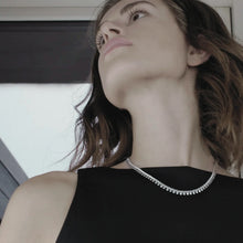 Load image into Gallery viewer, Dansk Theia Multi Dot Necklace Silver Plating
