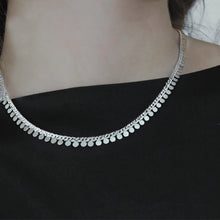 Load image into Gallery viewer, Dansk Theia Multi Dot Necklace Silver Plating
