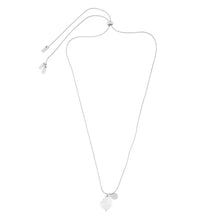 Load image into Gallery viewer, Dansk Audrey adjustable pearl necklace Silver Plated