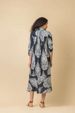 Load image into Gallery viewer, Handprint Dream Apparel Redwood cotton dress Emperor Black - CW CW