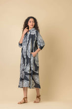 Load image into Gallery viewer, Handprint Dream Apparel Redwood cotton dress Emperor Black - CW CW