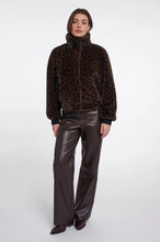 Load image into Gallery viewer, Rino & Pelle Ambra faux fur jacket Brown Leopard